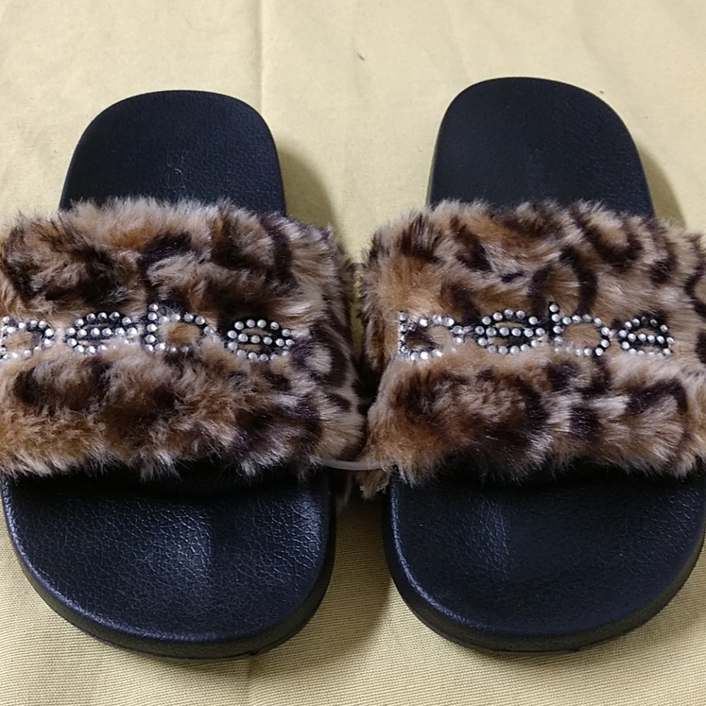 Bebe cheetah slides